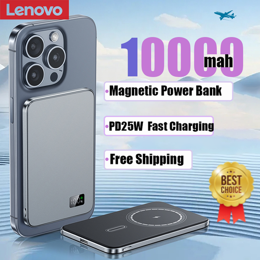 Lenovo Magnetic Wireless Power Bank For iPhone 15 14 13