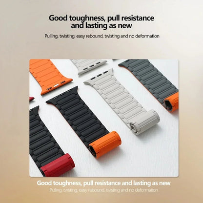 Magnetic Silicon Band for Apple Watch