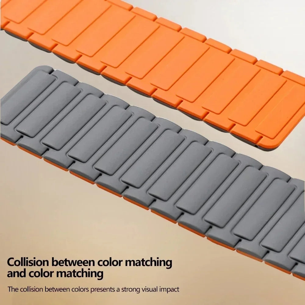 Magnetic Silicon Band for Apple Watch