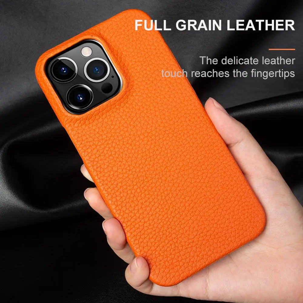 Genuine Leather Case for iPhone