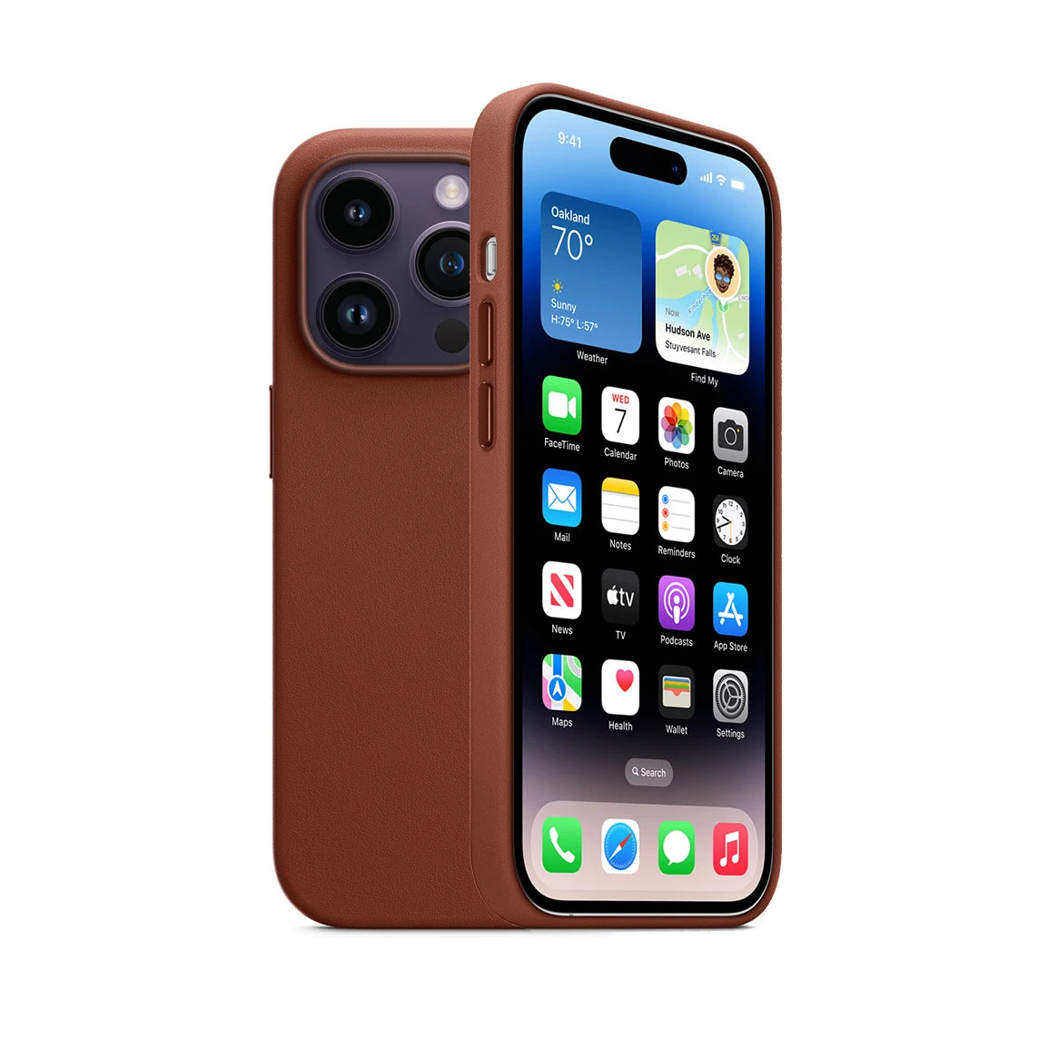 Leather Magnetic Case for iPhone