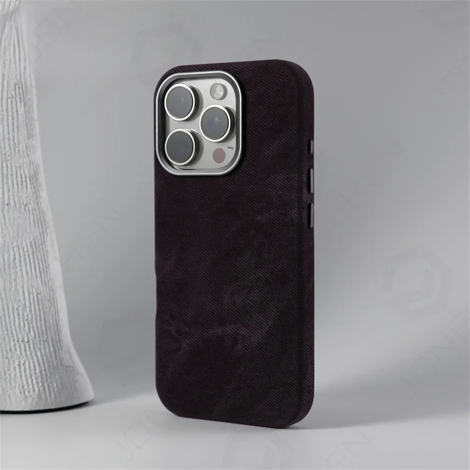 Leather Fiber iPhone Case