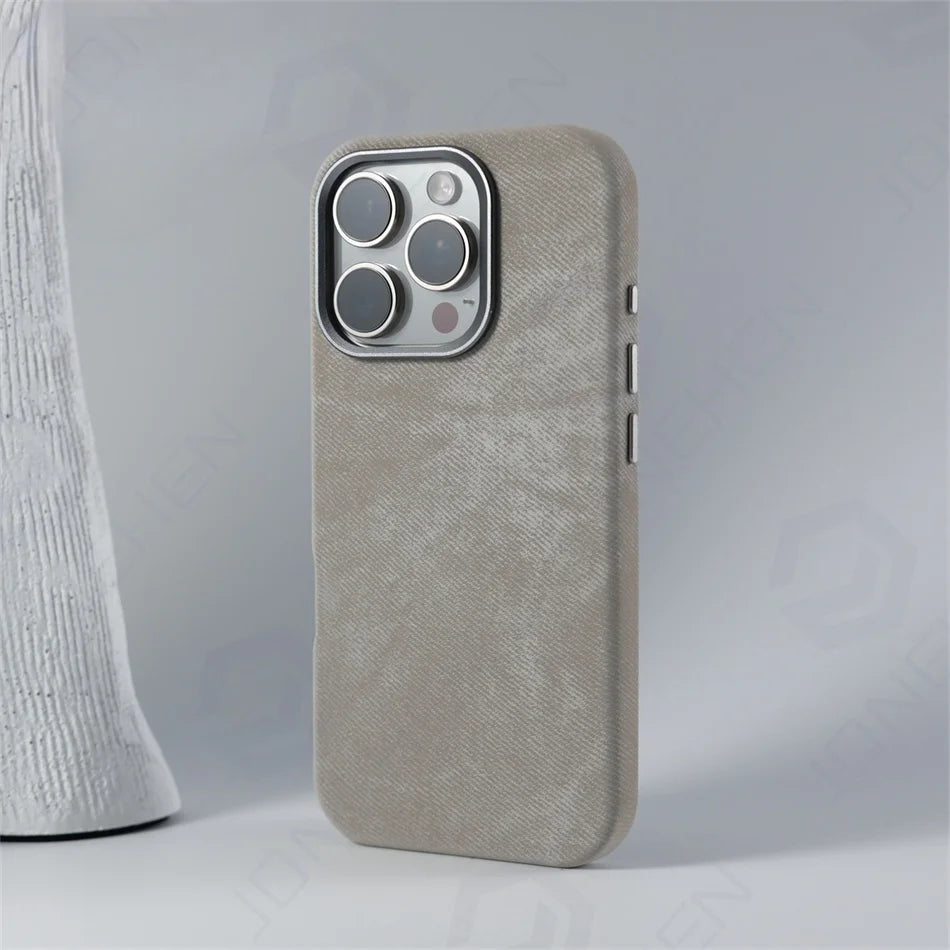 Leather Fiber iPhone Case