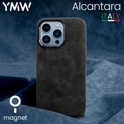 Magnetic ALCANTARA Case for iPhone